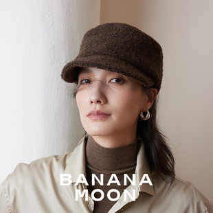 强推口碑B败_巴恩风文艺复古厚款小圈圈羊毛马术帽酷飒帅气鸭舌帽