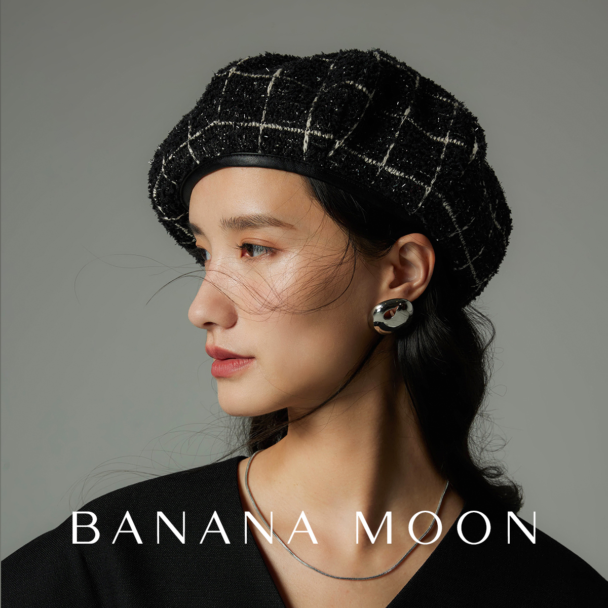 Bananamoon优雅女秋冬格子
