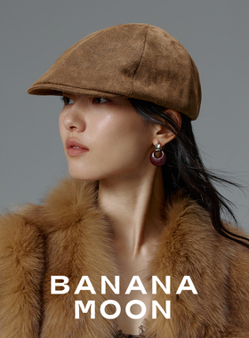 酵素做旧文艺-复古工装风麂皮纹英伦鸭舌帽-独家定制经典长青版