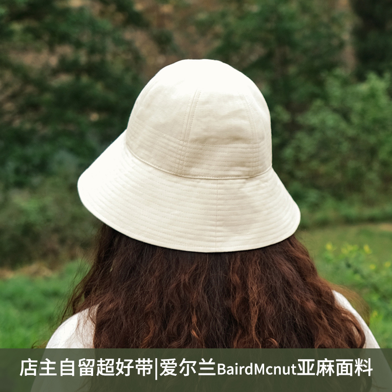 HATSUP掌柜自留遮阳帽爱尔兰BairdMcnut亚麻渔夫帽女夏防晒盆帽 服饰配件/皮带/帽子/围巾 帽子 原图主图