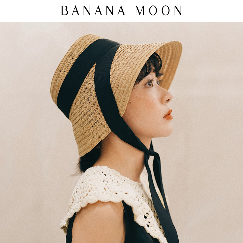 沙滩拉菲草遮阳帽防晒帽女士休闲