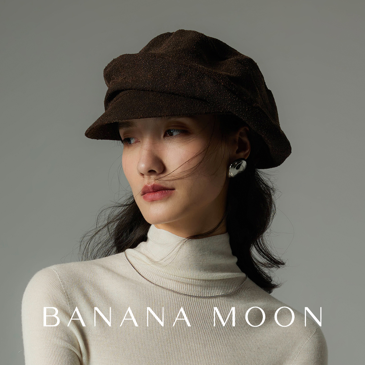 Bananamoon女春秋冬短檐香云纱