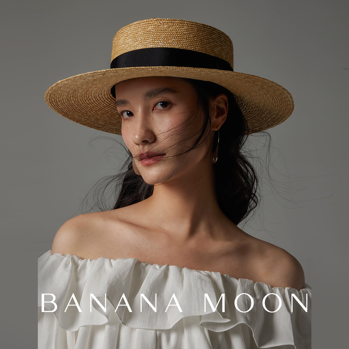 颜值拉满 INS风法式宽沿麦秆草帽女春夏遮阳帽出游度假麦秸草编帽