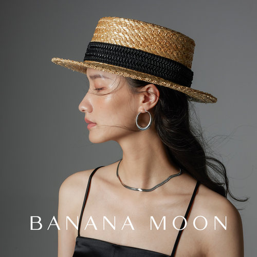 Bananamoon平顶草帽日常搭配