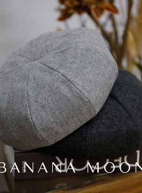 天生的爆款 老钱风羊毛混基本款八角帽显脸小超好戴篙及感贝雷帽