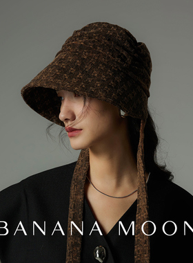 老钱经典复古提花_非裔香云纱100%榨蚕丝厚料秋季文艺风侍女帽