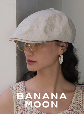 懒人时髦出圈_清爽轻薄亚麻复古文艺八角报童帽百搭休闲绅士帽