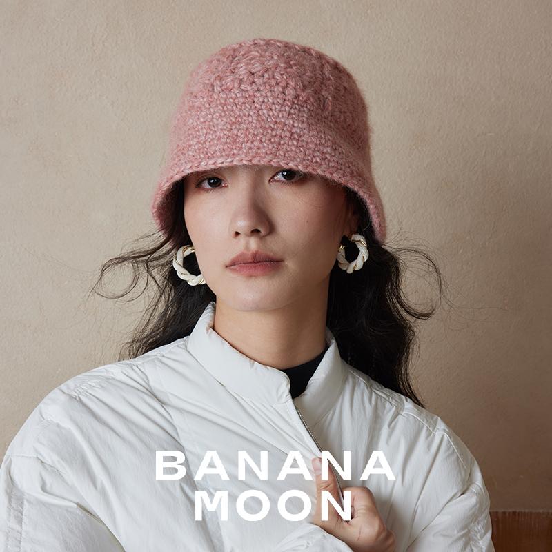 毛线帽bananamoon新款百搭冬
