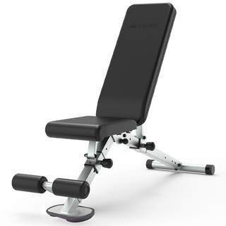 雷克哑铃凳多功能健身椅仰卧起坐健身器材家用可折叠卧推凳训练凳
