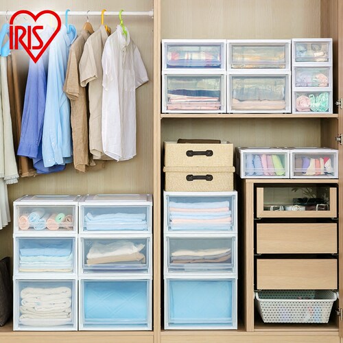 爱丽思iris抽屉式自由玩具收纳盒