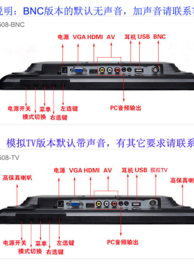 15寸1024*768高清电脑显示器17寸液晶VGA监视器19寸工业安防4：3