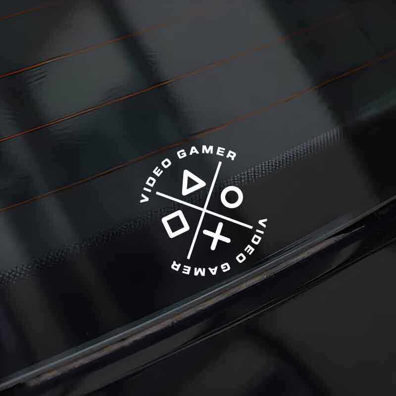 个性创意文字游戏防水汽车贴纸