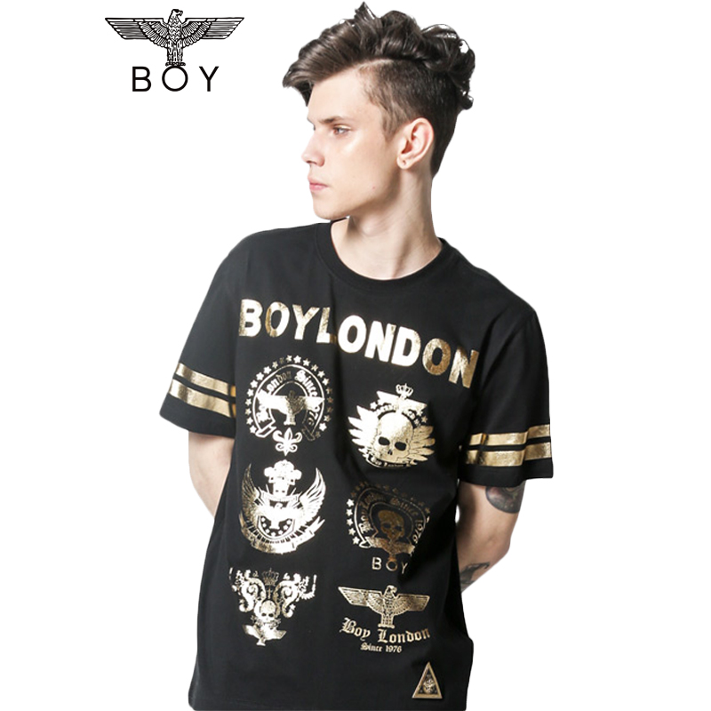 boylondon韩版2018夏圆领男女情侣款纯棉短袖T恤打底衫B82TS1374U