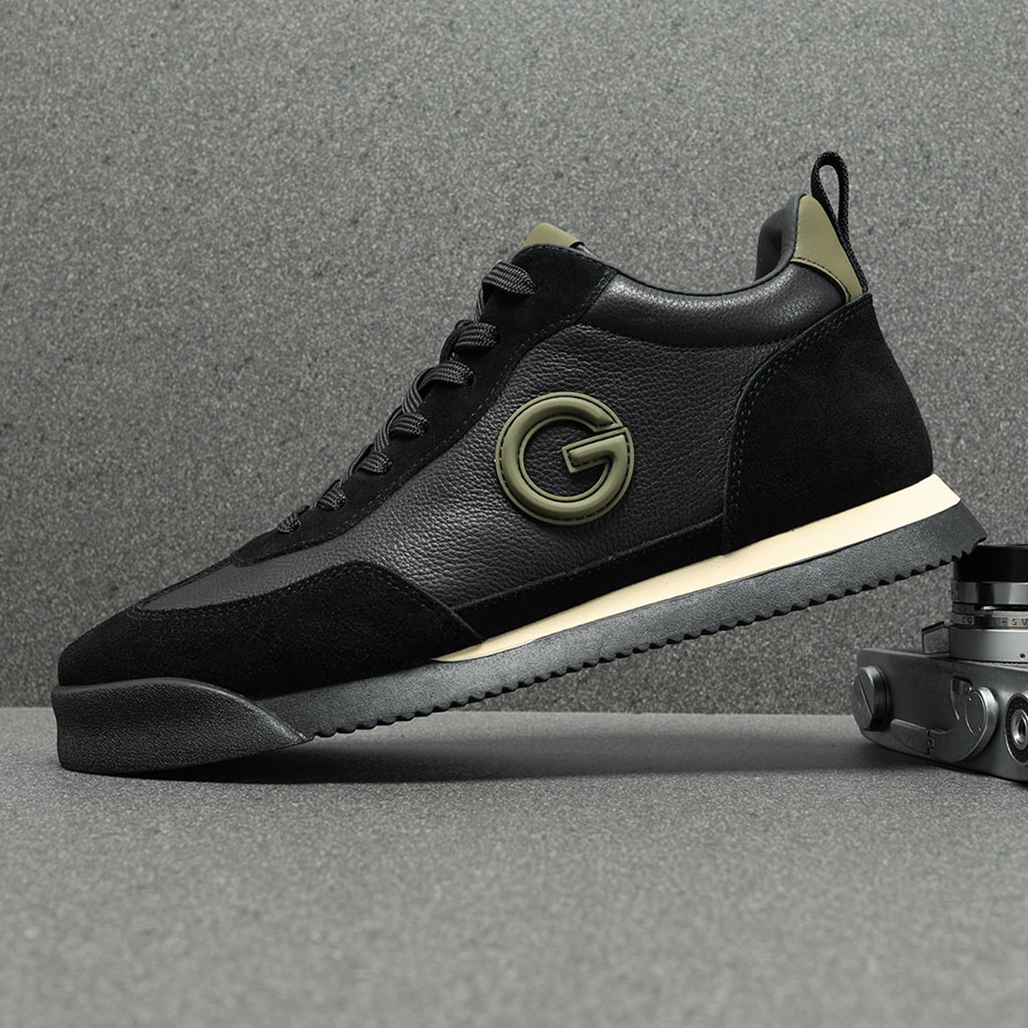 头层牛皮高帮鞋男款2025新款