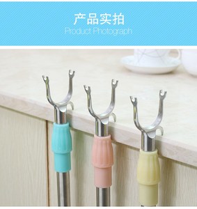 伸缩间撑棒服装店挂加伸缩叉子可晒衣衣杆试衣衣服晾衣取高处包邮