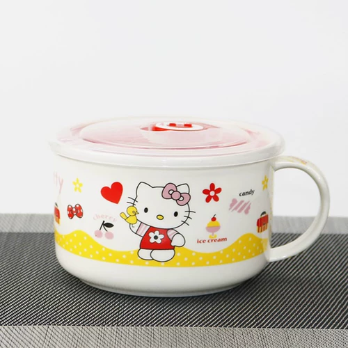 Керамический большой ланч-бокс для школьников для домашнего использования для еды