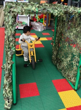 儿童感统训练野战车隧道组合玩具