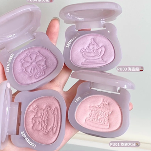 LEEMEMBER荔萌幻梦游乐园水光缎光腮红多用粉提亮高光修容女