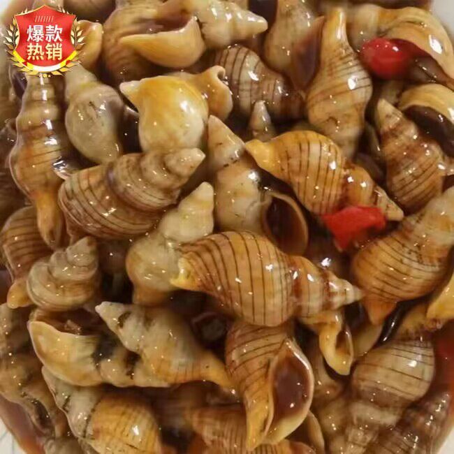 麻辣螺香螺香辣螺丝卤味海螺即食海螺贝贝螺KTV零食小吃500g*3袋