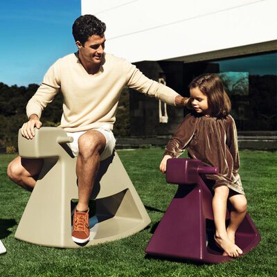 西班牙Vondom Rosinante 儿童玩偶模型玩具摇摇马室内室外摇摆马