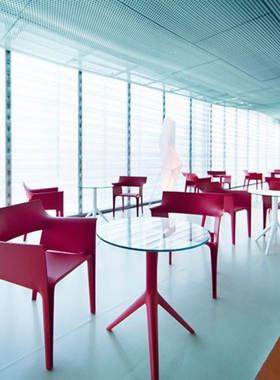 西班牙Vondom Pedrera 餐厅餐椅靠背椅庭院花园户外扶手椅 V65004