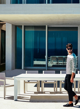 西班牙Vondom Frame 餐厅餐椅客厅靠背椅扶手椅户外椅子 V54094