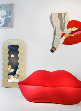 Gufram Bocca 意大利进口 红唇沙发椅限量艺术设计品欧式红唇