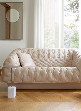 法国Ligne roset写意空间布艺沙发无靠背客厅简约现代COVER订制