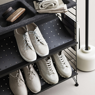 架板杂志层板壁挂书架客厅置物架 瑞典String墙上置物架金属搁板鞋