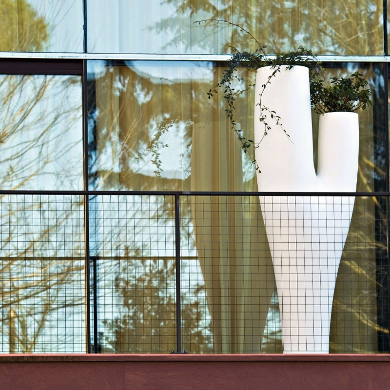 意大利进口 Serralunga Missed 花盆大型户外花坛室外内装饰花器