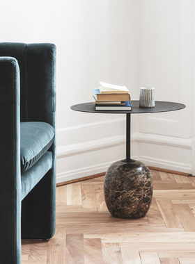 丹麦Tradition Lato 大理石茶几北欧轻奢桌子现代风简约家用边桌