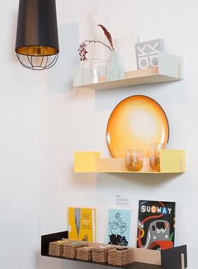 台湾NakNak Beam 木板层架隔板墙上置物架壁挂架收纳书架 2023