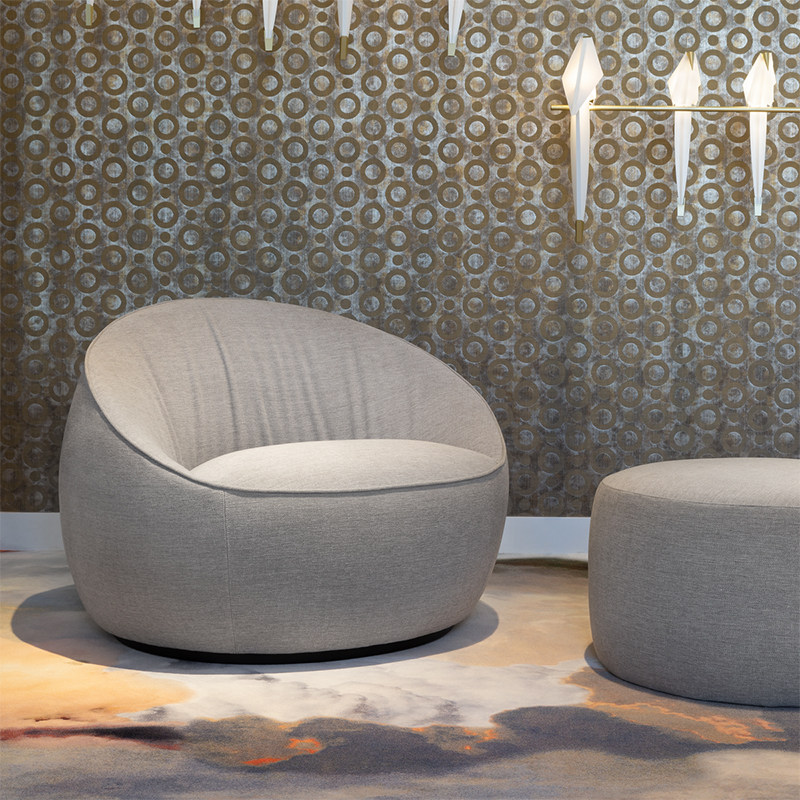 Moooi Hana 荷兰进口 客厅餐厅沙发椅扶手靠背餐椅简约休闲椅