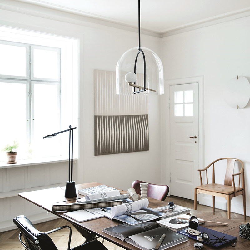 artemide意大利进口玻璃书房吊灯