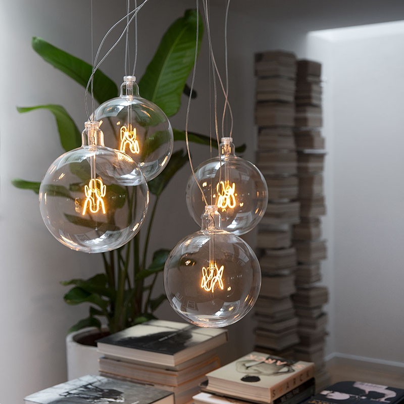Flos 意大利进口 Bulbo 57 简约餐厅吧台吊灯装饰灯具 F1050000