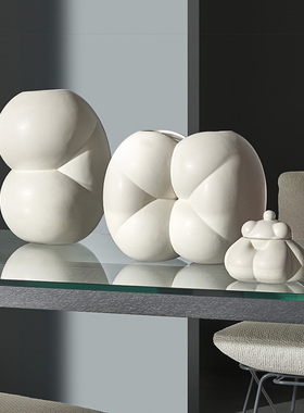 意大利Driade ACC Valentina Emmeline 抽象曲线陶瓷花瓶装饰