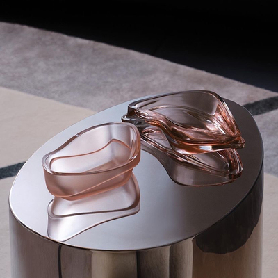 英国ZAHA HADID DESIGN Plex 系列收拾盒玻璃器皿零食盘摆件