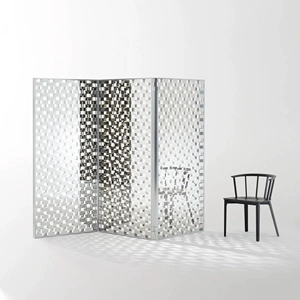 Италия импортирует Glas Italia Fragment Glass Art Screen Screen Screen Mirror Restaurant Villa