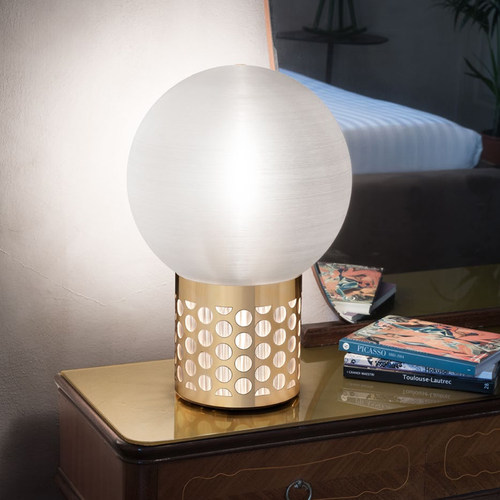 Slamp 意大利进口 Atmosfera 手工气氛球形台灯卧室餐厅床头吊灯