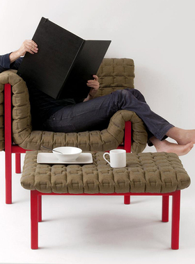 法国Ligne roset写意极简空间布艺沙发无靠背客厅简约现代Ruche