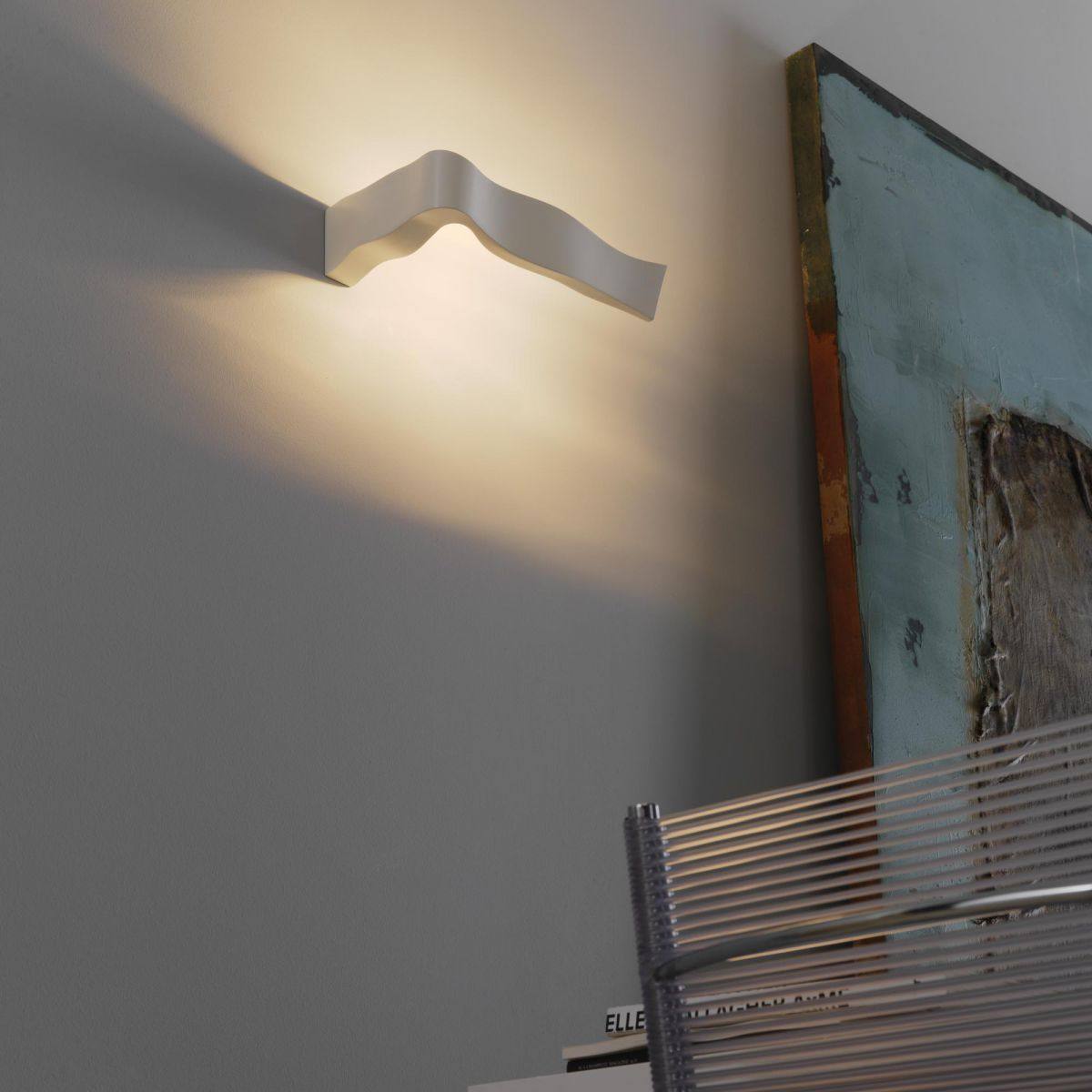 意大利壁灯夜灯拉丝铝白色现货