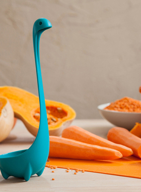 Nessie Ladle 尼斯湖水怪汤勺勺子漏勺创意厨房小工具玩具 无礼盒