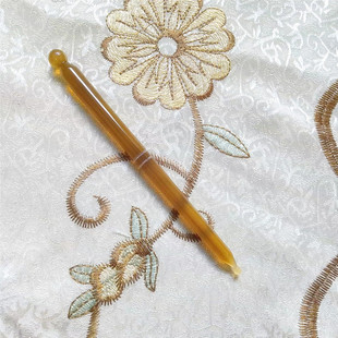 十多年老店正宗牛角点穴笔按摩拔筋美容棒小巧便携用于眼部脸部等