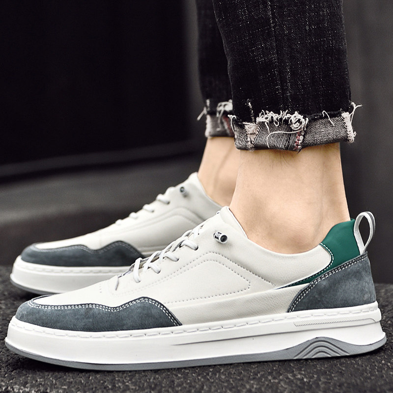 2026年春秋潮男韩版复古懒人一脚蹬工装鞋拼色休闲板鞋户外登山鞋,流行男鞋,休闲板鞋,淘宝优惠券,粉丝福利购,淘宝优惠卷