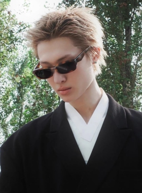 martin马丁同款墨镜男款街头复古嘻哈小框防紫外线近视太阳眼镜女