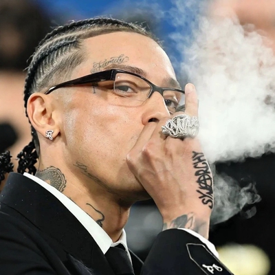 centralcee同款半框眼镜男斯文败类rapper方形窄框近视镜专业配镜