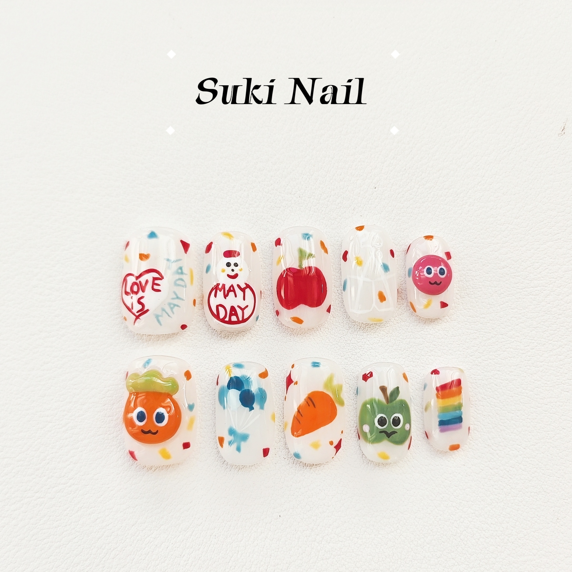 五月天应援甲纯手工穿戴甲