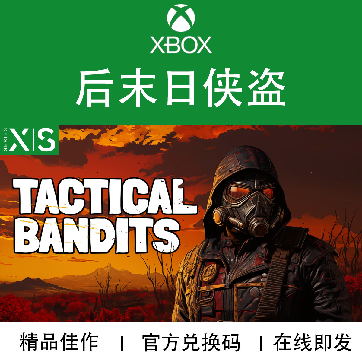 XBOX游戏 后末日侠盗 TACTICAL BANDITS 官方兑换码/代购