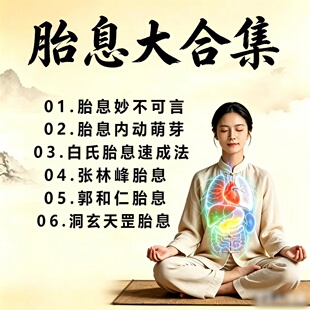 胎息秘法功法呼吸吐纳疗愈启动气脉腹式呼吸训练养生功视频教程