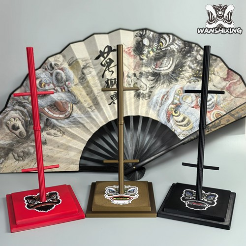 大号醒狮高杆展示收纳架